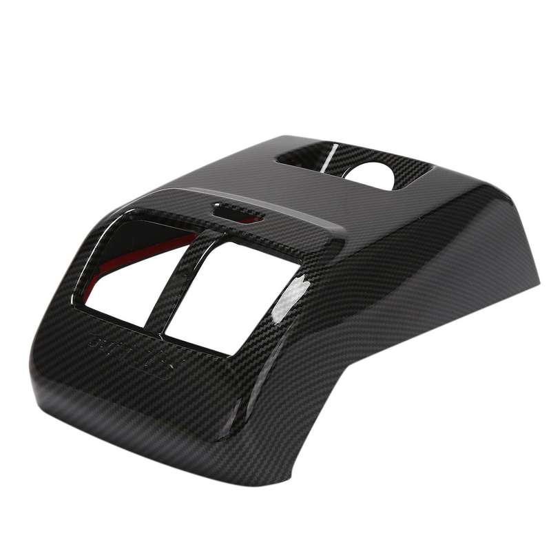 for Focus MK4 2019-2021 ST Line Carbon Fiber Rear Air Conditioning Outlet Panel Frame Cover