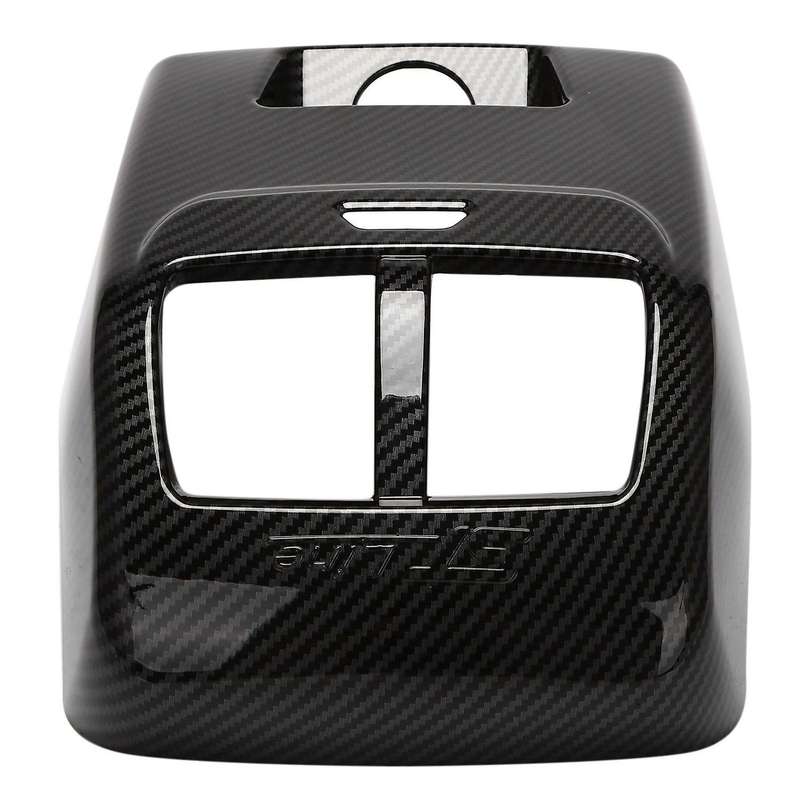 for Focus MK4 2019-2021 ST Line Carbon Fiber Rear Air Conditioning Outlet Panel Frame Cover