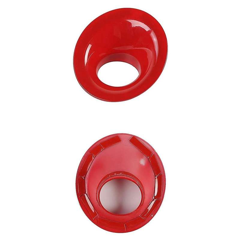 for Fog Light Turn Single Cover Bezels Trim for 2015-2020 Accessories, ABS Red, 2Pcs