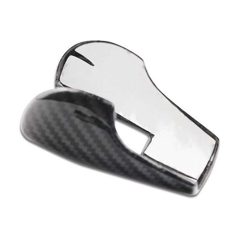 for Forester 2013-2018 Car Real Carbon Fiber Gear Shift Head Knob Cover Trim Accessories