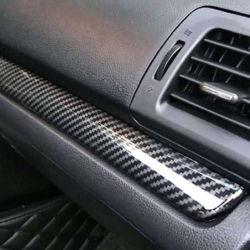 for Forester 2016-2020 ABS Carbon Fiber Grain Central Control Dashboard Instrument Cover Trims Strip