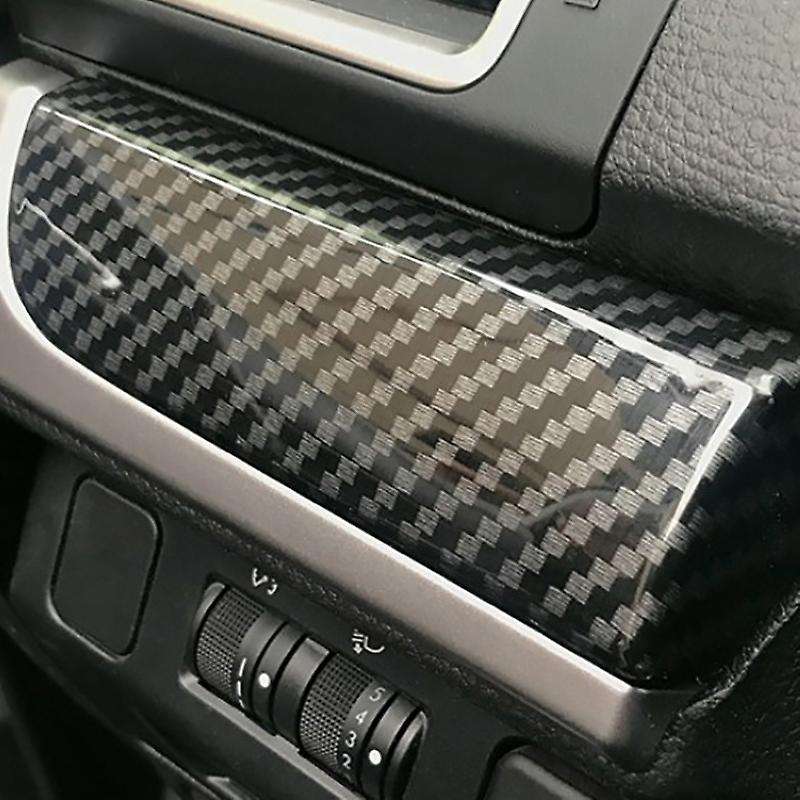 for Forester 2016-2020 ABS Carbon Fiber Grain Central Control Dashboard Instrument Cover Trims Strip