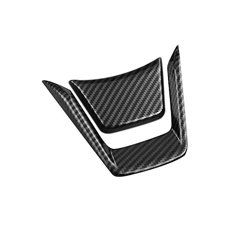 for Forester 2019 2020 Carbon Fiber Car Steering Wheel Decor Cover Trims Frame Sticker Accessoires