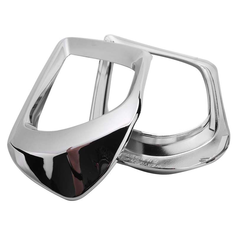 for forester 2014 2015 2016 Chrome Front Fog Light Lamp Bumper Foglight Cover Frame Car Styling Mol