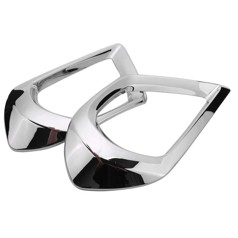for forester 2014 2015 2016 Chrome Front Fog Light Lamp Bumper Foglight Cover Frame Car Styling Mol
