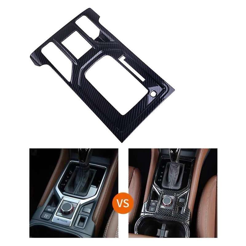 for Forester 2019-2021 Car Carbon Fiber ABS Gear Shift Box Panel Cover Trim Frame Sticker Decoration