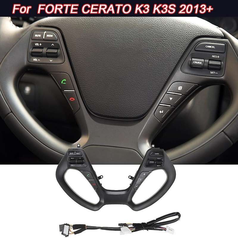 for FORTE / CERATO /K3S 2013+ Multifunction Steering Wheel Bluetooth Button Control Cruise Switch 96
