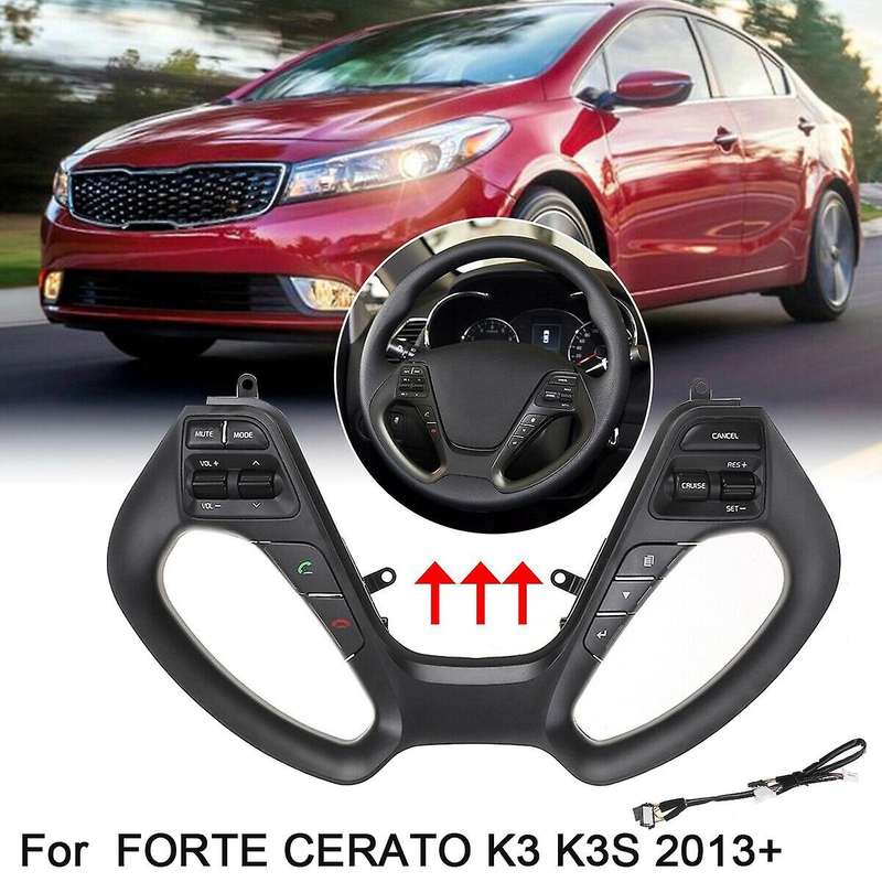 for FORTE / CERATO /K3S 2013+ Multifunction Steering Wheel Bluetooth Button Control Cruise Switch 96