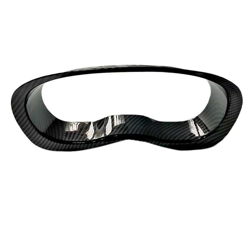 for Forester Levorg XV Glossy Carbon Fiber Interior Dashboard Speed Meter Display Frame Trim Cover