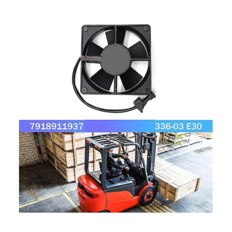 for Forklift Part 24v Engine Radiator Fan 7918911937 Compatible with Linde Forklift 336-03 E30