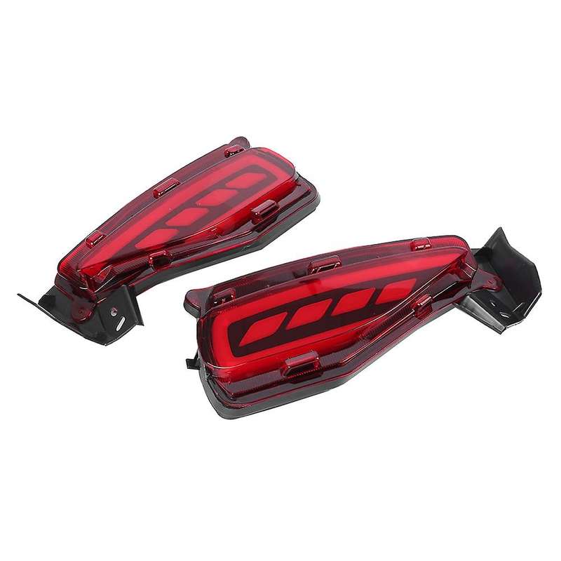 for Fortuner 2016-2019 LED Rear Bumper Fog Light Brake Light Indicator Lamp Reflector Light Night Dr
