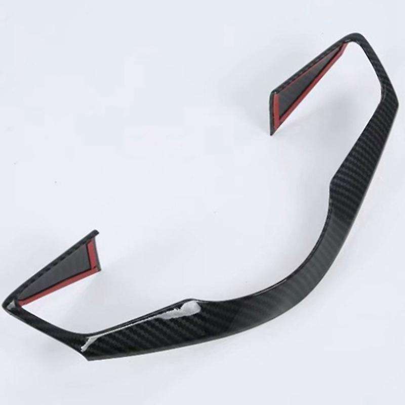 for Forte Cerato Carbon Fiber Steering Wheel Cover Molding Trim Decoration Frame Inner Accessories