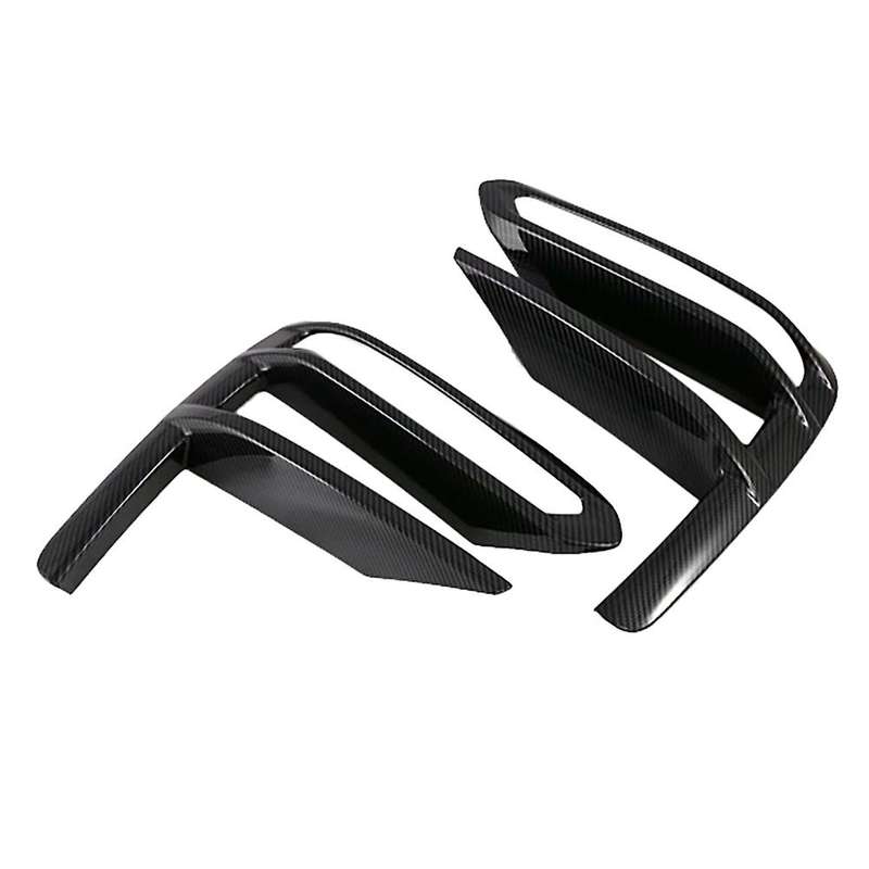 for Forte Cerato 2019 2020 2021 Carbon Fiber Front Fog Light Lamp Cover Trim Foglight Bezel Decorati