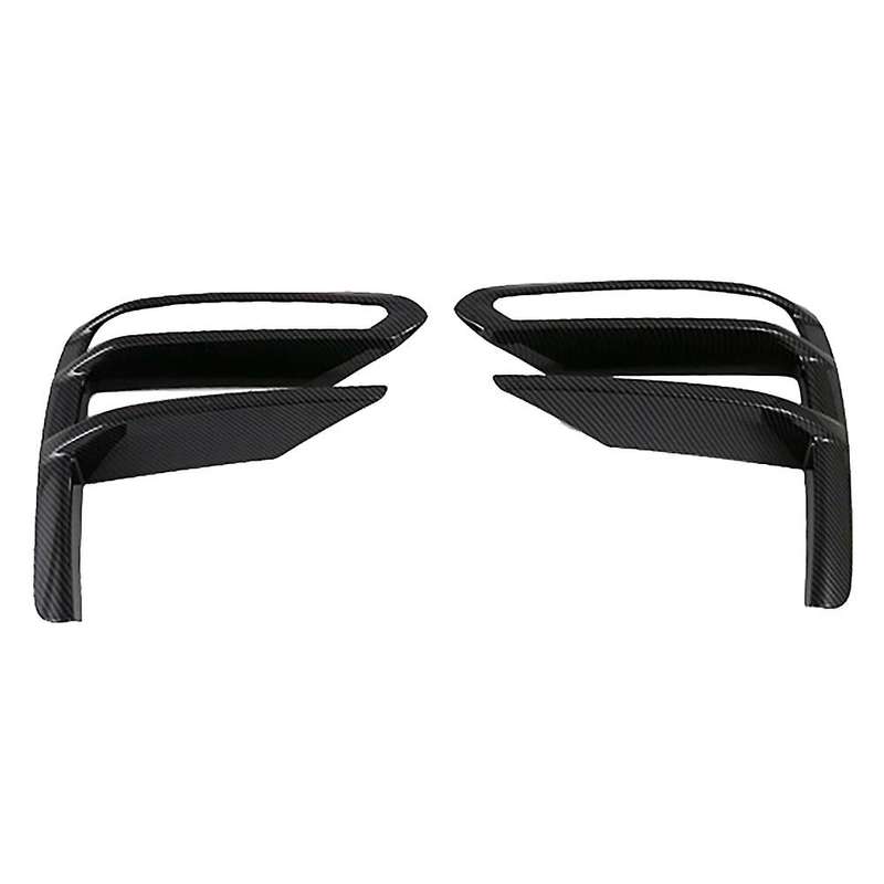 for Forte Cerato 2019 2020 2021 Carbon Fiber Front Fog Light Lamp Cover Trim Foglight Bezel Decorati