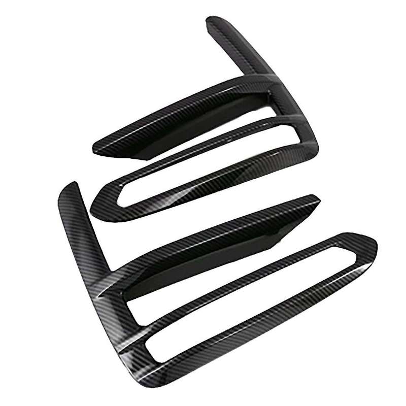 for Forte Cerato 2019 2020 2021 Carbon Fiber Front Fog Light Lamp Cover Trim Foglight Bezel Decorati