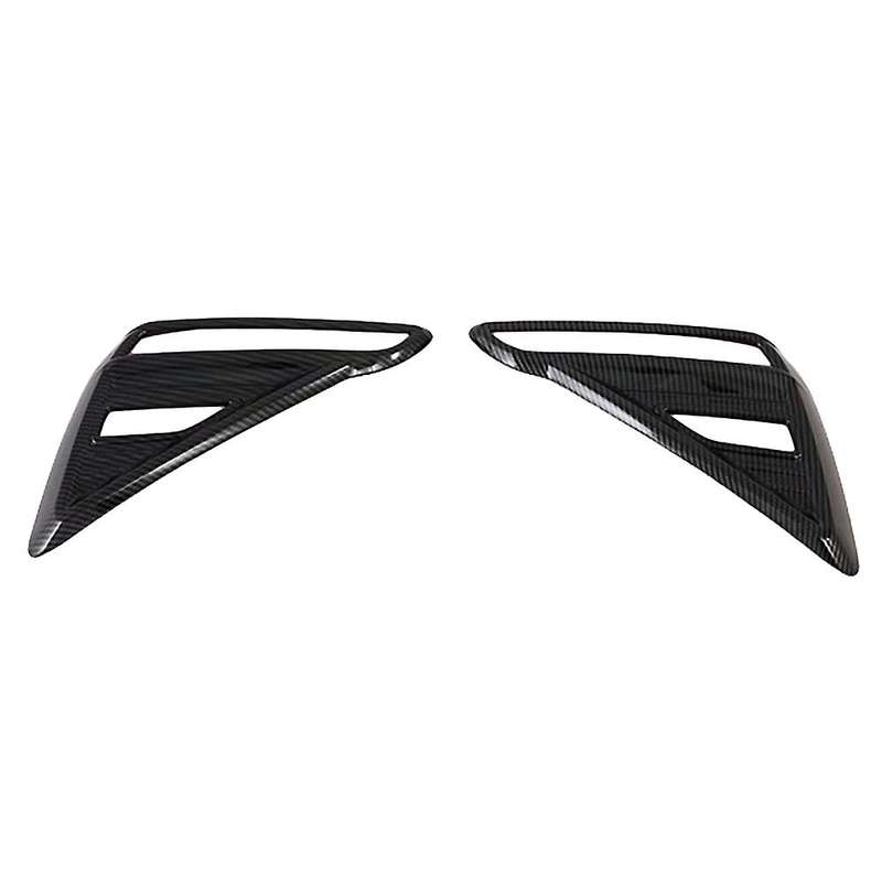 for Forte Cerato 2019 2020 2021 Carbon Fiber Rear Fog Light Lamp Cover Trim Foglight Bezel Decoratio