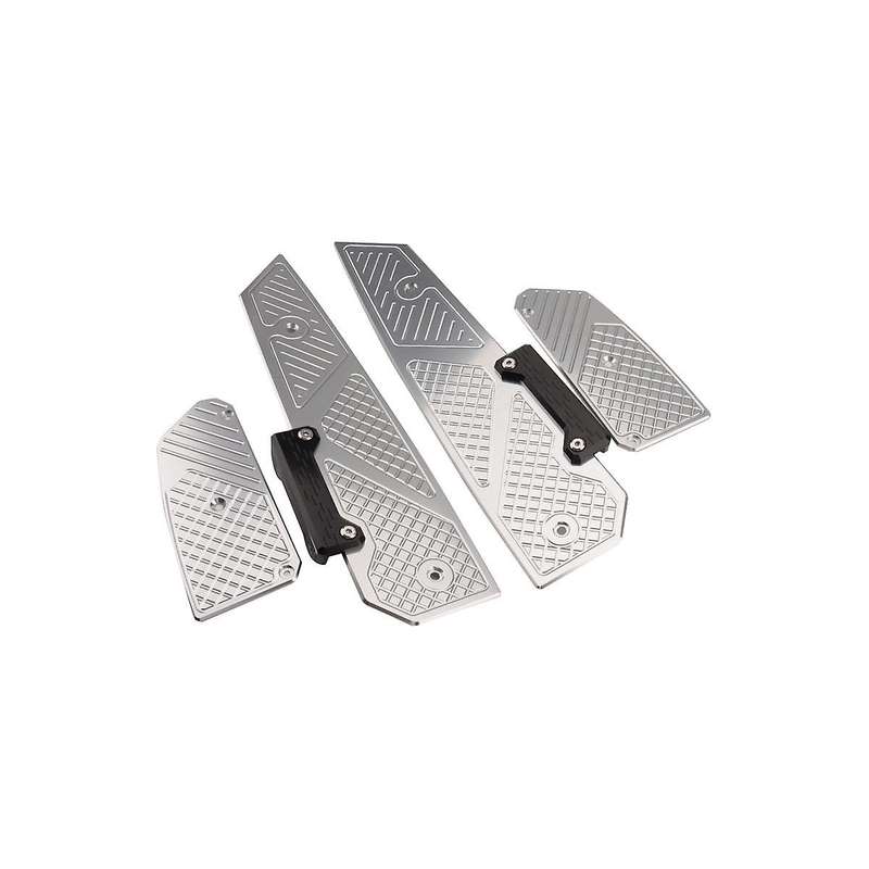 for Forza300 2017-2020 Forza350 2018-2022 Motorcycle Footrest Footpad Pedal Plate Accessories ,silv