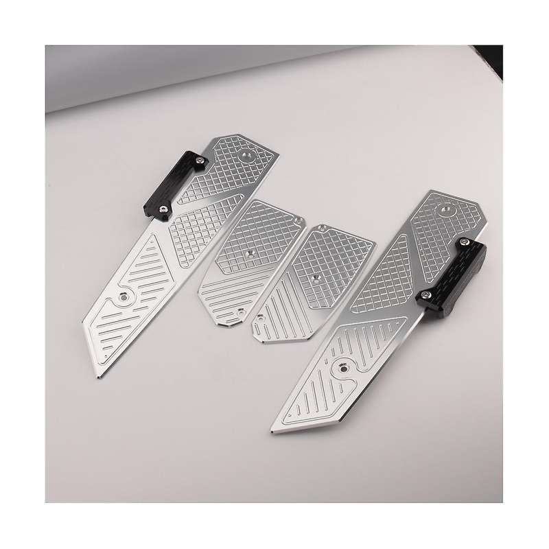 for Forza300 2017-2020 Forza350 2018-2022 Motorcycle Footrest Footpad Pedal Plate Accessories ,silv