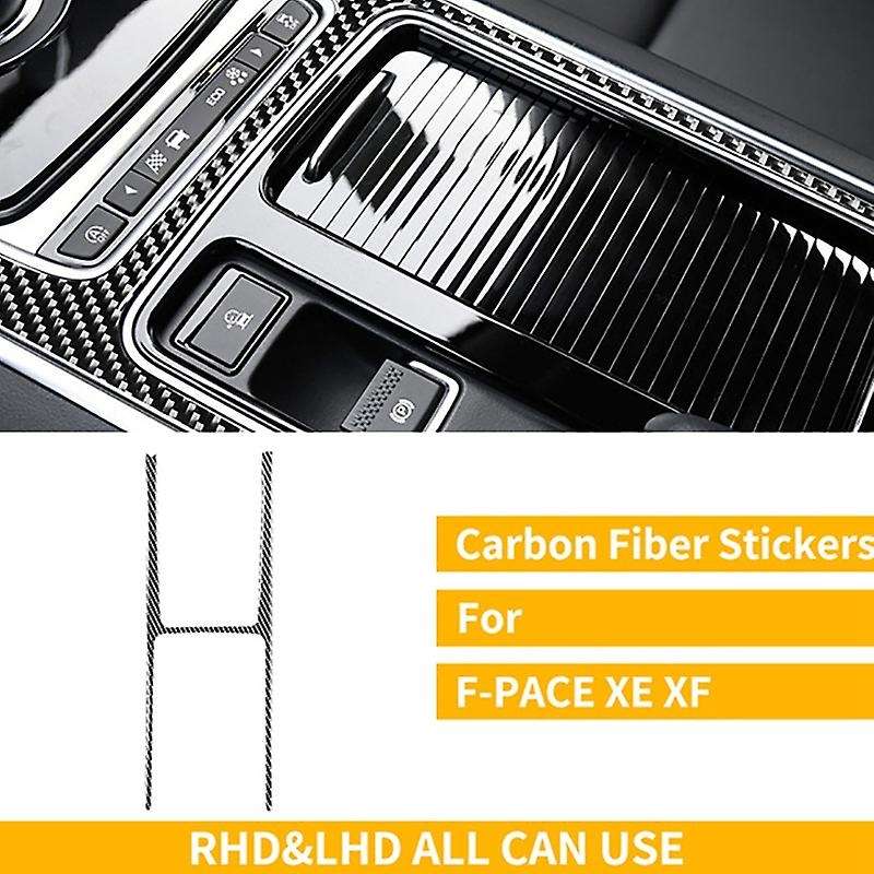 for F-PACE XE XF XJS R Sport X761 X260 Accessories Center Console Armrest Frame H Interior Sticker