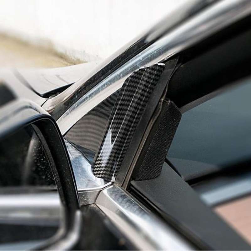 for Front Triple-cornered Spoiler Noise Reduction Sticker A-Pillar Wind Resistance Sticker Trim
