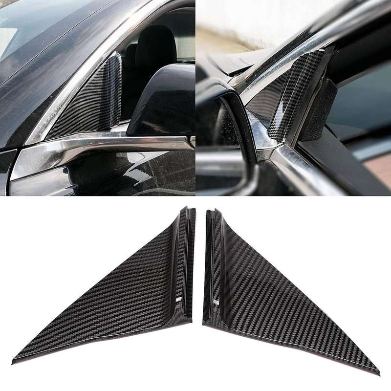 for Front Triple-cornered Spoiler Noise Reduction Sticker A-Pillar Wind Resistance Sticker Trim