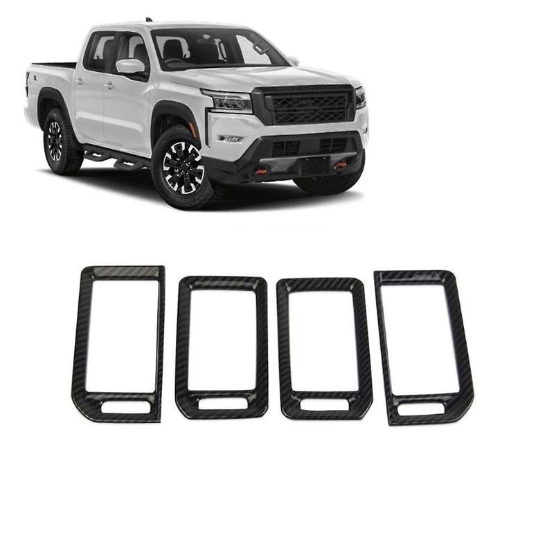 for Frontier 2022-2024 Center Console Air Outlet Vent Cover Trim Interior Accessories ,abs Carbon F