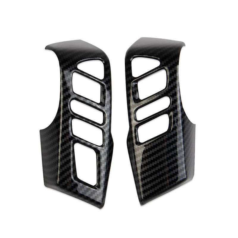 for Frontier 2022-2024 Car Steering Wheel Cover Trim Interior Accessories ,ABS Carbon Fiber