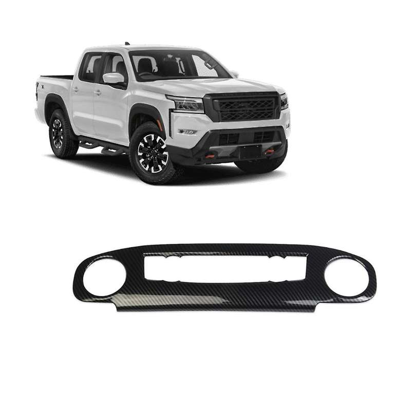 for Frontier 2022-2024 Center Console Air Conditioner Switch Panel Ac Cover Trim Accessories ,abs Ca
