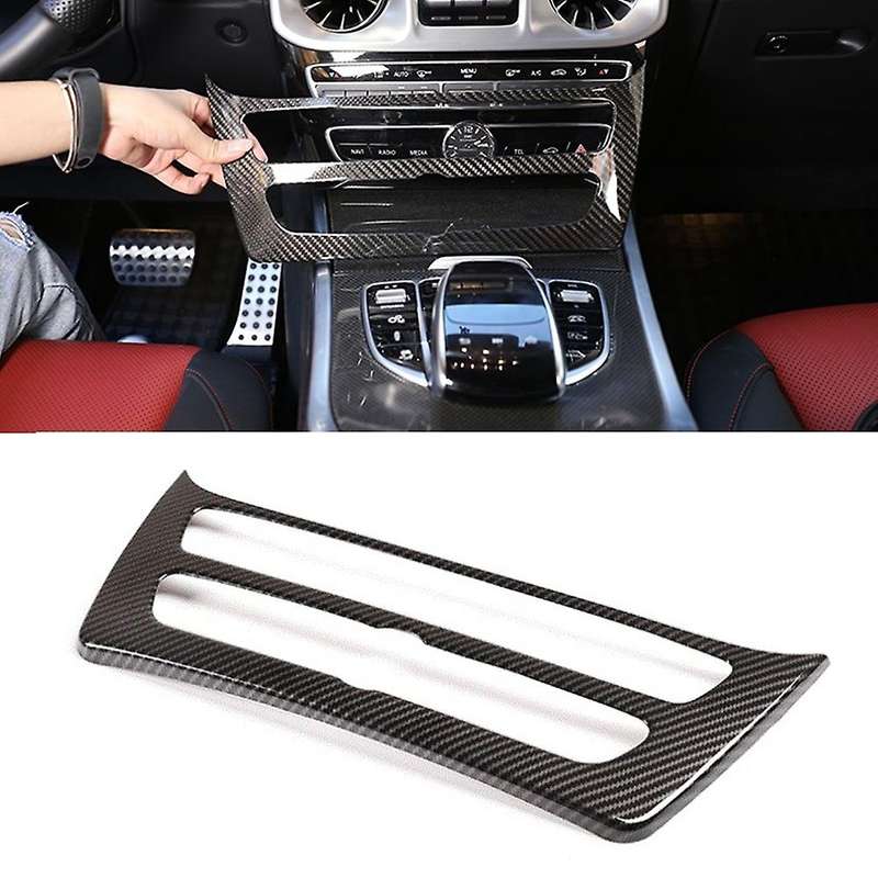 for G Class W463 2019 2020 Car Center Control CD Mode Panel Frame Cover Trim Sticker Accessories,Car