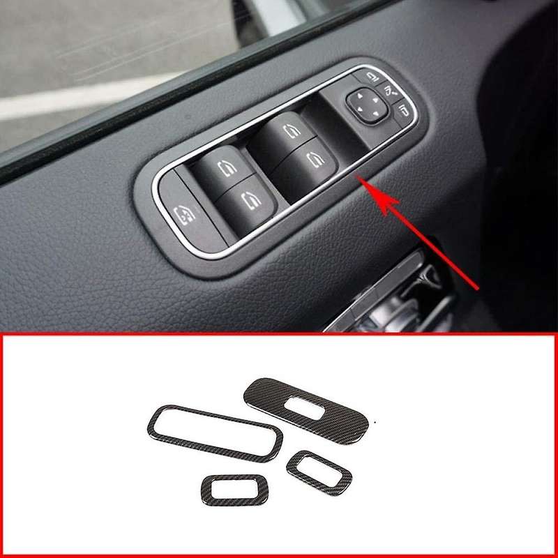 for G Class W463 2019 2020 Car Window Glass Lift Switch Button Cover Trim Frame Decor Accessories, C