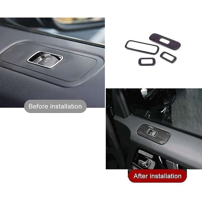 for G Class W463 2019 2020 Car Window Glass Lift Switch Button Cover Trim Frame Decor Accessories, C
