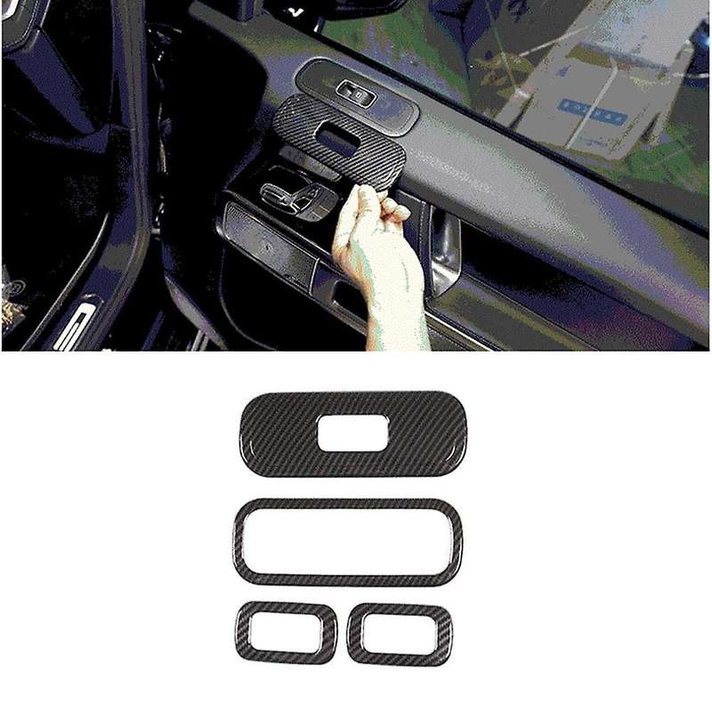for G Class W463 2019 2020 Car Window Glass Lift Switch Button Cover Trim Frame Decor Accessories, C