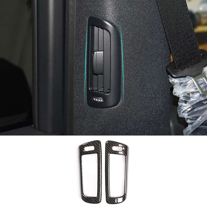 for G Class W463 2019-2020 Carbon Fiber B Pillar Air Conditioning Vent Outlet Cover Trim