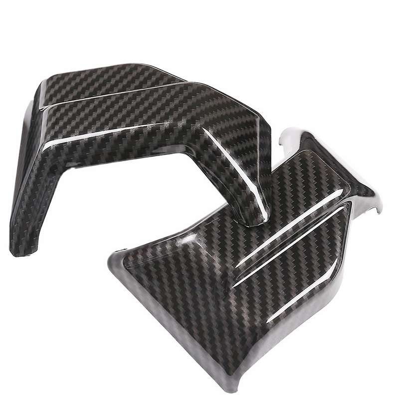 for G Class W463 2019-2020 Carbon Fiber Front Safety Seat Belt Buckle Cover Trim Stickers Accessorie