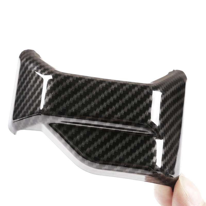for G Class W463 2019-2020 Carbon Fiber Front Safety Seat Belt Buckle Cover Trim Stickers Accessorie