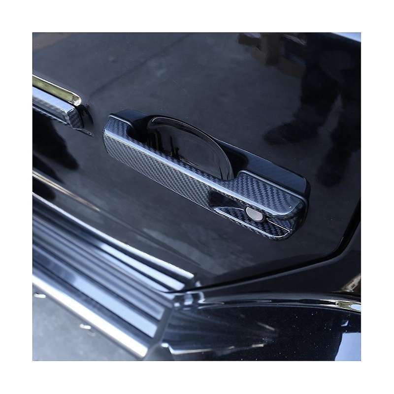for G Class W463 G65 G63 G500 G550 2019-2022 Dry Carbon Fiber Exterior Door Handle Cover Trim Access
