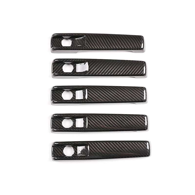 for G Class W463 G65 G63 G500 G550 2019-2022 Dry Carbon Fiber Exterior Door Handle Cover Trim Access