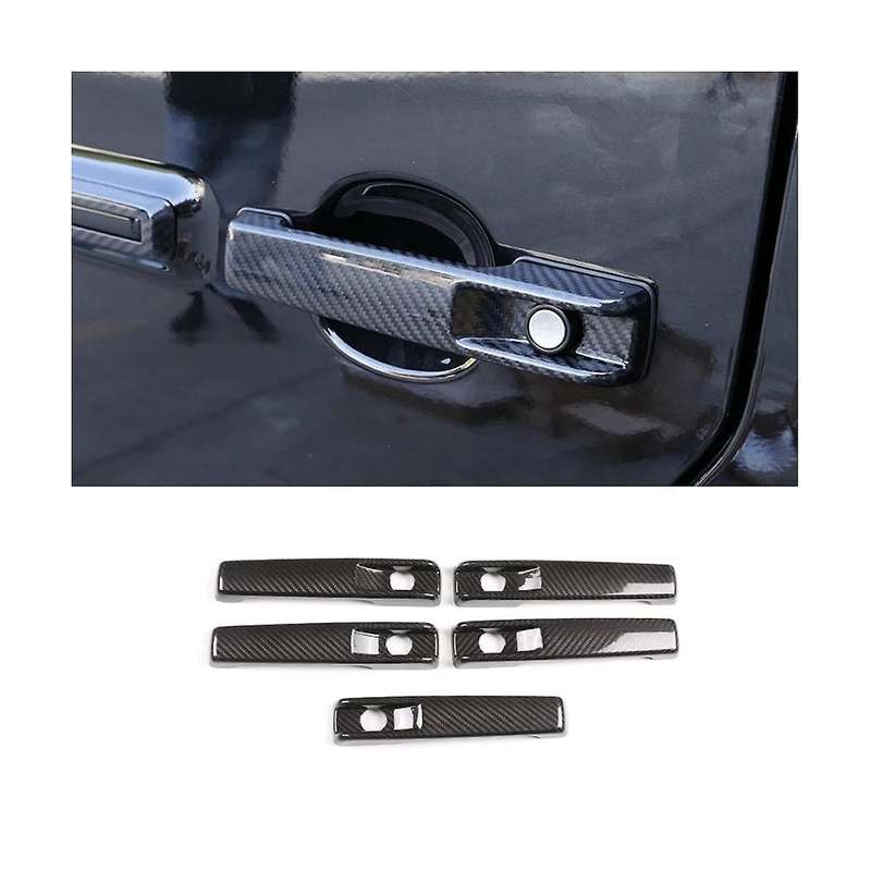 for G Class W463 G65 G63 G500 G550 2019-2022 Dry Carbon Fiber Exterior Door Handle Cover Trim Access