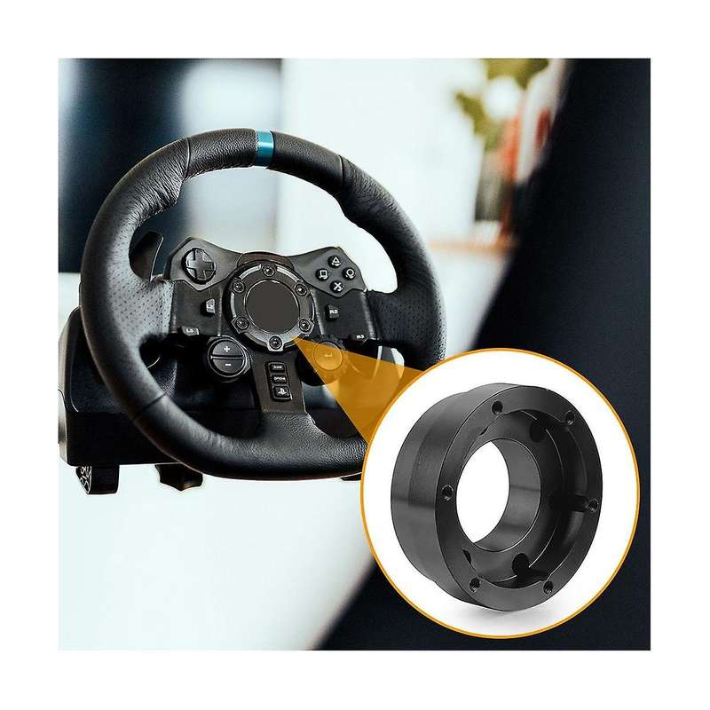 for G29 70mm Adapter Plate for 13inch Steering Wheel Pcd Racing Car Game Modification-silver