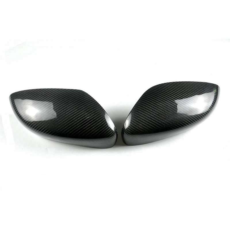 for G25 G37 2007 -2013 Real Carbon Fiber Rearview Side Mirror Cap Cover Trim
