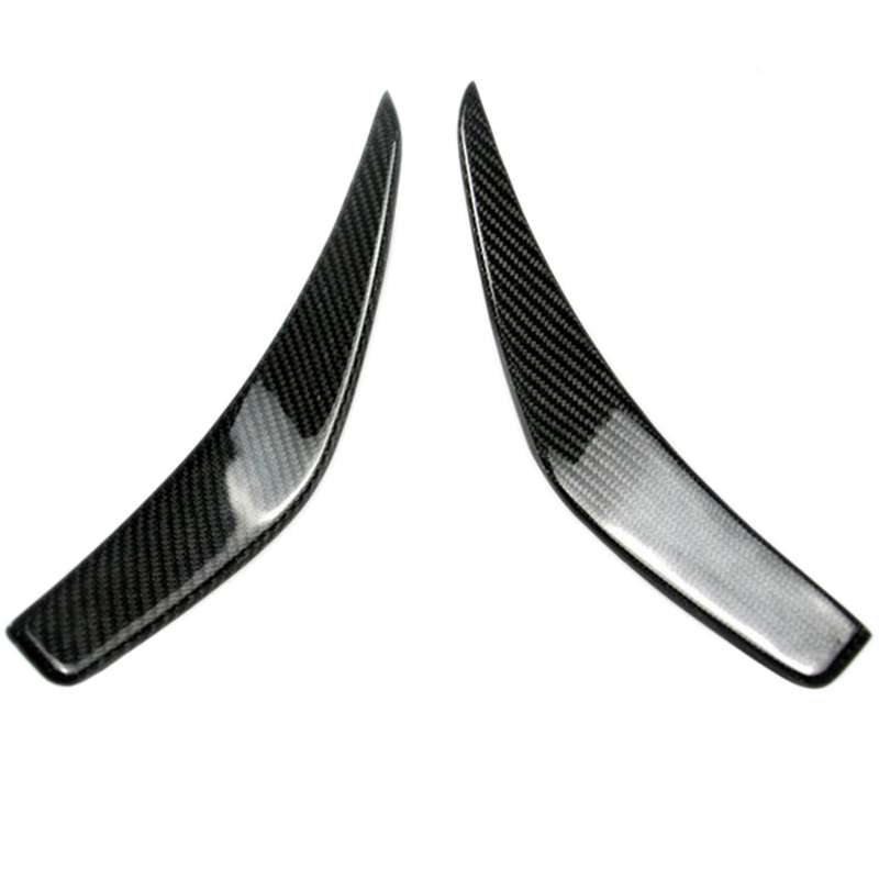 for GLA Class GLA45 2015-2019 Carbon Fiber Front Bumper Splitters Spoiler Canard Fins Trim