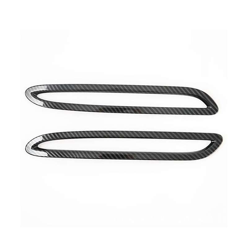 for Gla 2019 2020 Carbon Fiber Rear Fog Light Lamp Foglight Cover Trim Decoration Frame