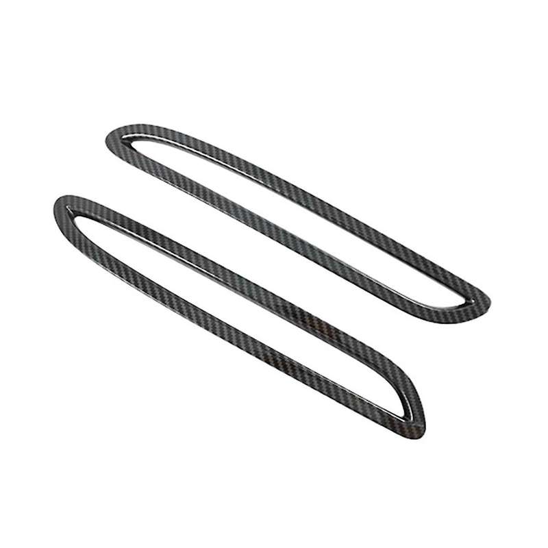 for Gla 2019 2020 Carbon Fiber Rear Fog Light Lamp Foglight Cover Trim Decoration Frame