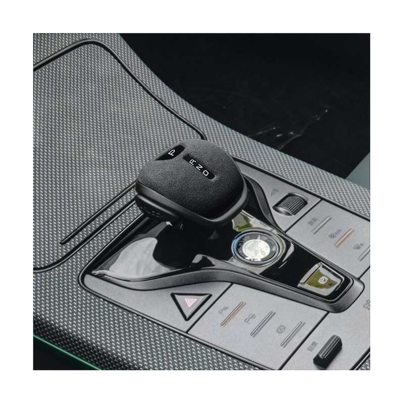 for Gear Shifter Case Leather Gear Knob Protector Cover Interior Modification Royal Blue