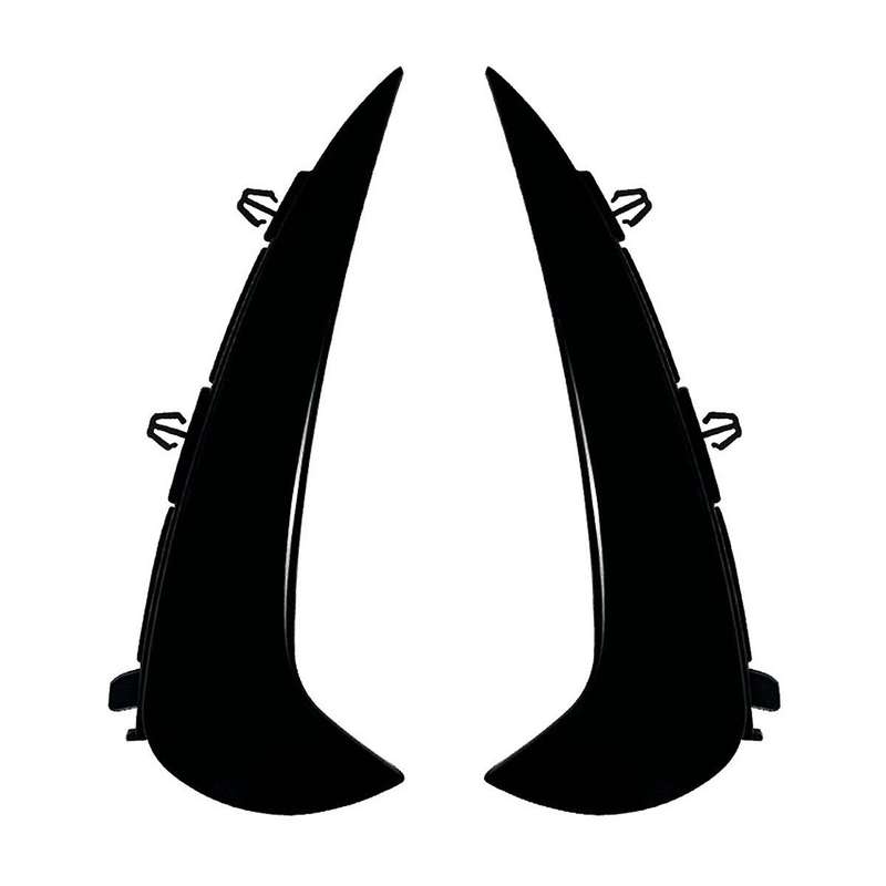 for GLC Class X254 Line 2023 2024 Rear Bumper Trim Lip Spoiler Canards Fins, Black