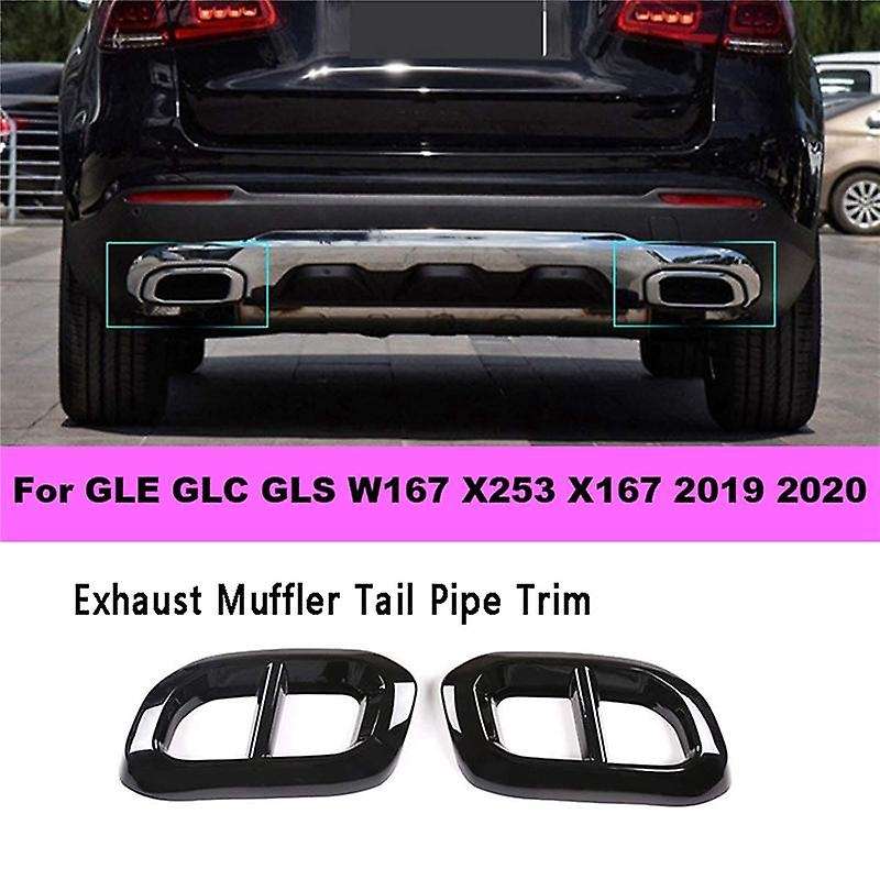 for Glc Gls W167 X253 X167 2019 2020 Exhaust Muffler Tail Tip Pipe Cover Frame
