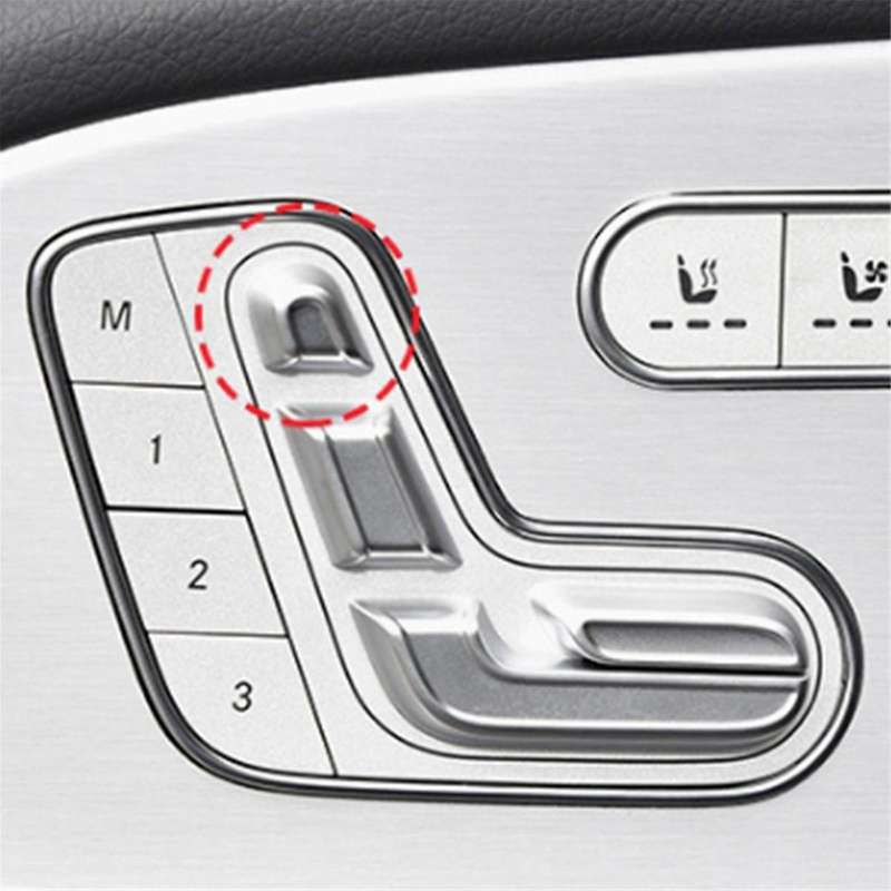for GLS W167 2020-2024 Car Left Seat Headrest Switch Button Cover Trim Frame Car Interior Accessorie