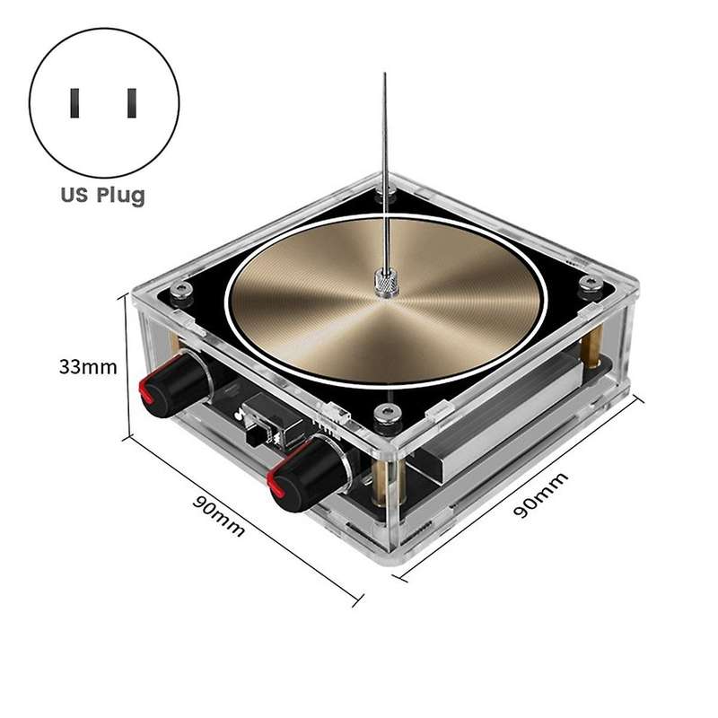 for Gold Music Coil Artificial -Pattern Touchable Audio Input Bluetooth Science Experiment Coil, US