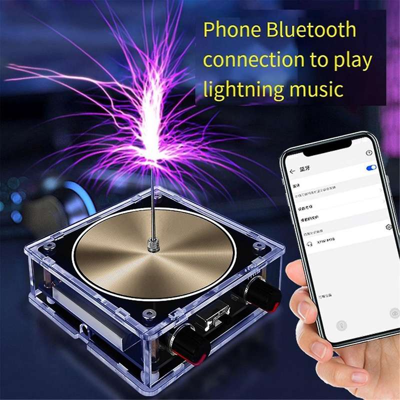 for Gold Music Coil Artificial -Pattern Touchable Audio Input Bluetooth Science Experiment Coil, US