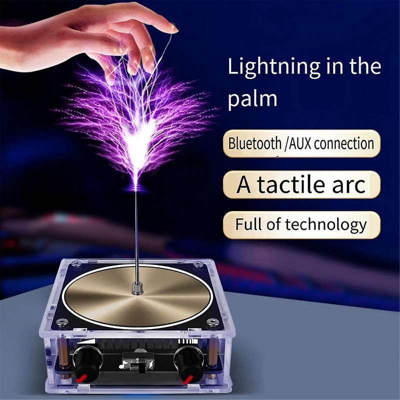 for Gold Music Coil Artificial -Pattern Touchable Audio Input Bluetooth Science Experiment Coil, US